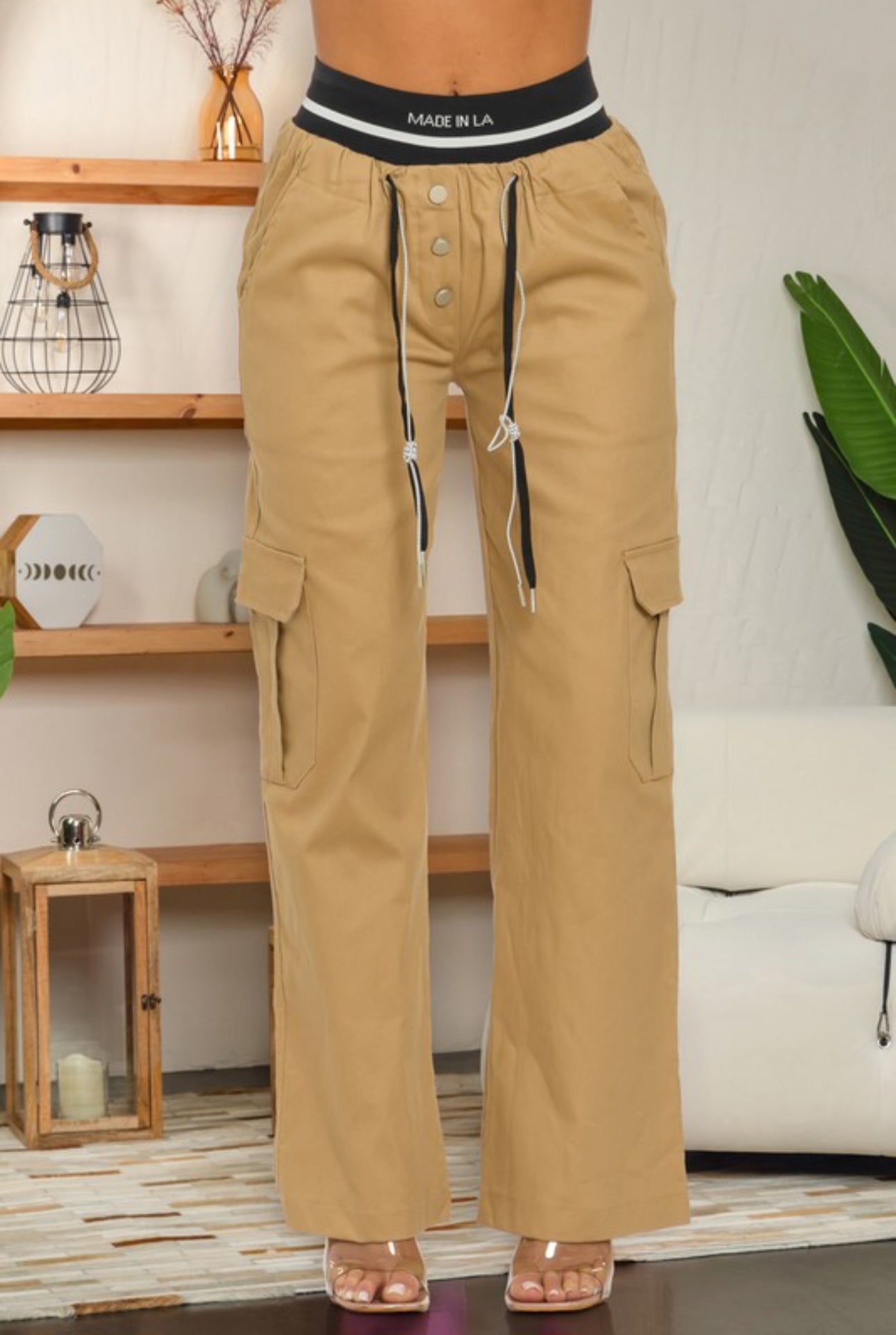 2-Piece Set with Cargo Pants – Functional Style