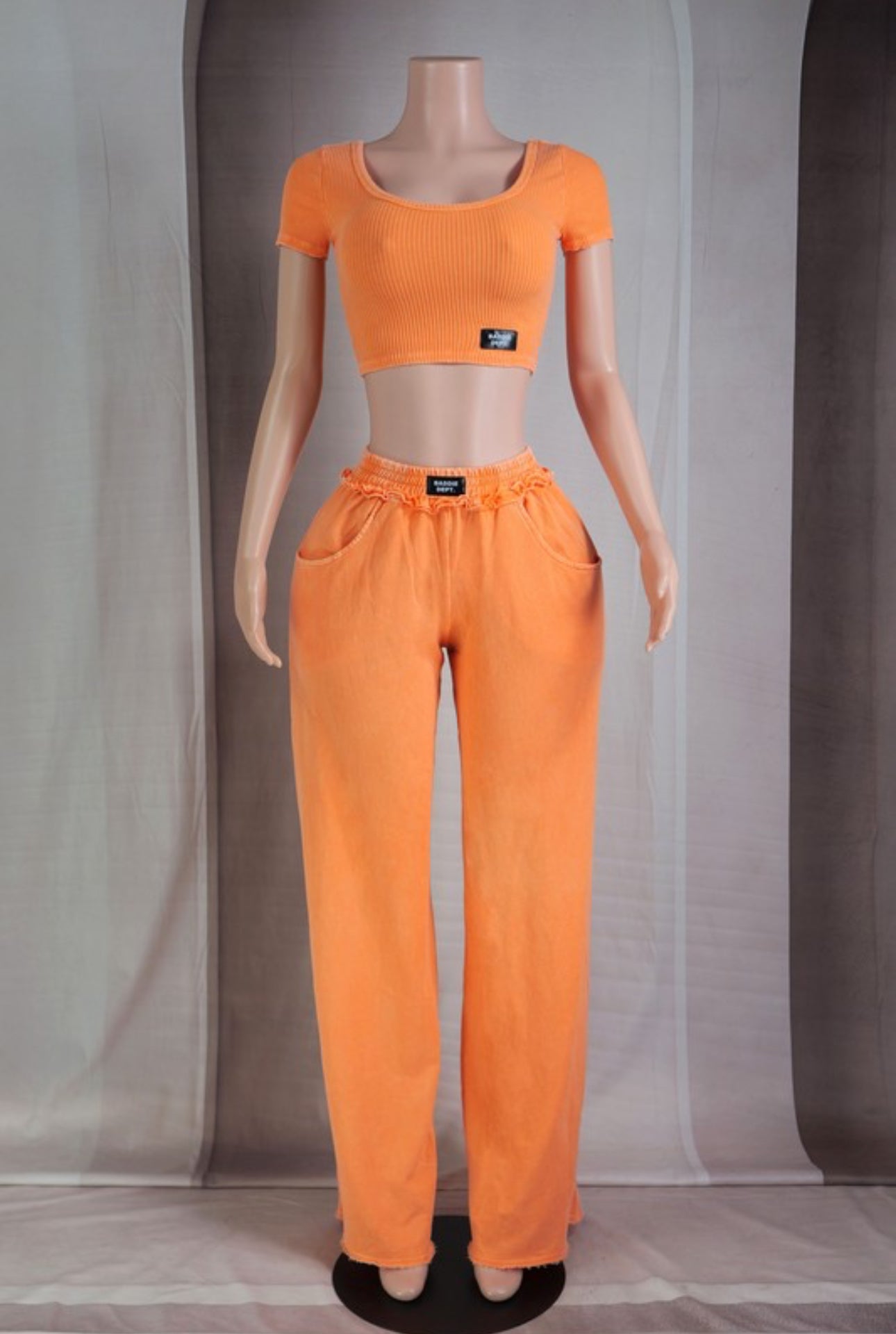 Crop Top and Jogger Pants Set – Urban Look