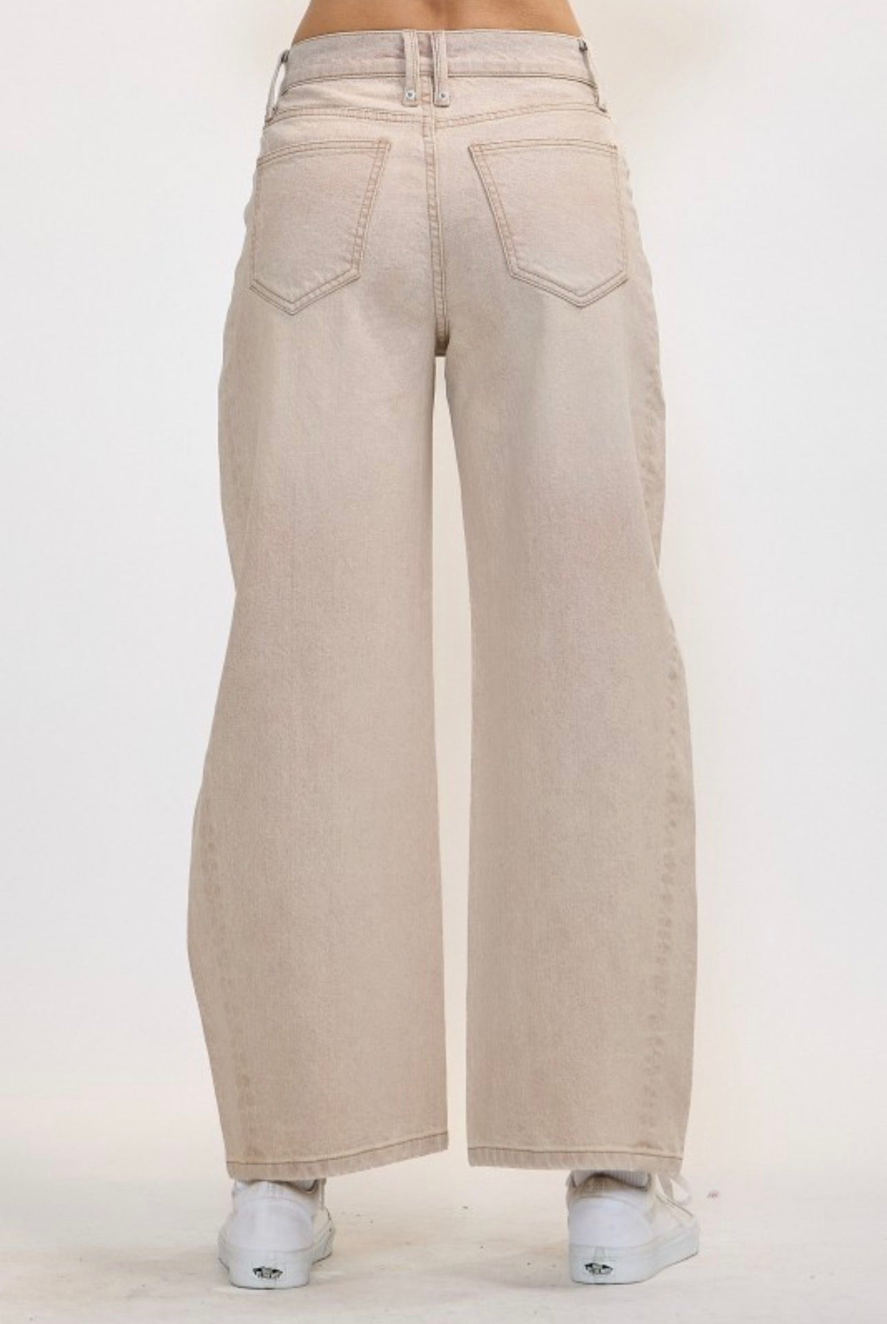 Sulfur Dye Barrel Jeans