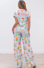 Set pantalón en Lino- Colorful Daya's Shop