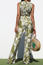 Set Palazo de Lino- Estmapado Daya's Shop