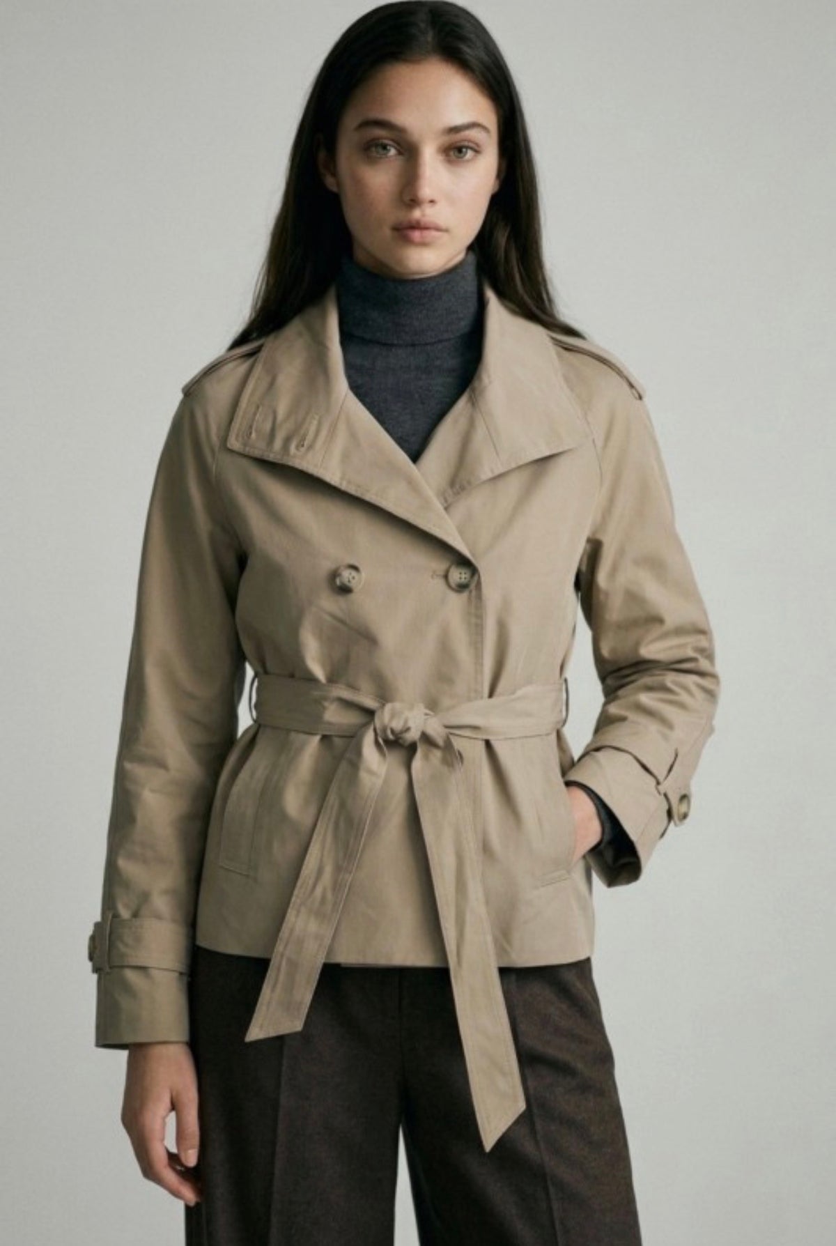 Short Trench Coat