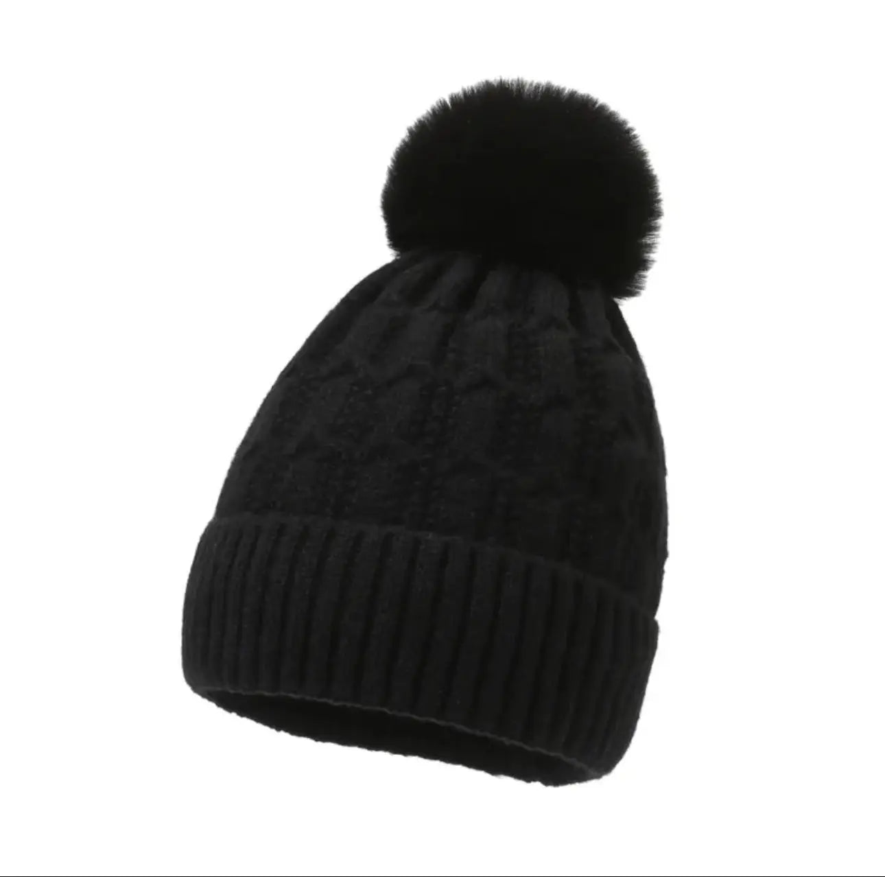 Gorro de Lana estilo Básico con Pompón - Daya's Shop