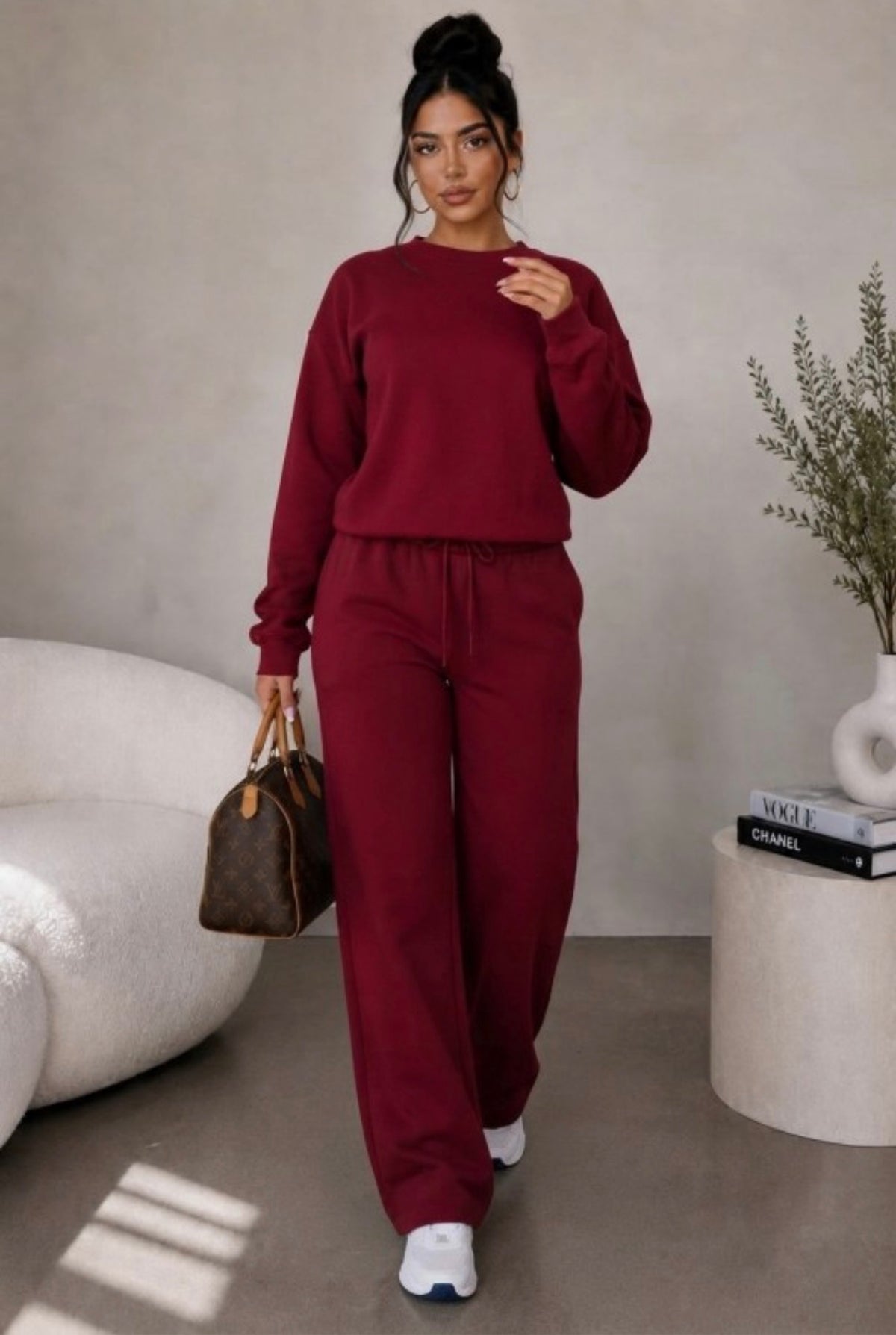 Women’s Casual Sweatshirt-Pants 2-Piece Set
