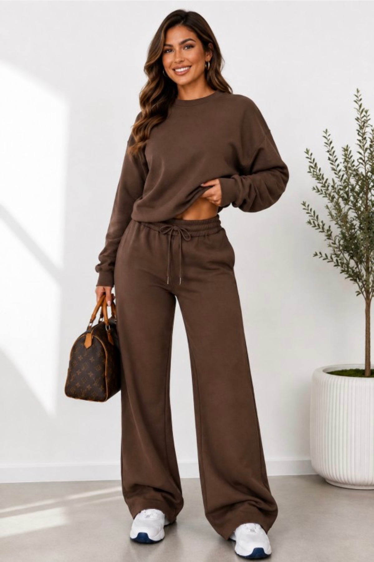Women’s Casual Sweatshirt-Pants 2-Piece Set