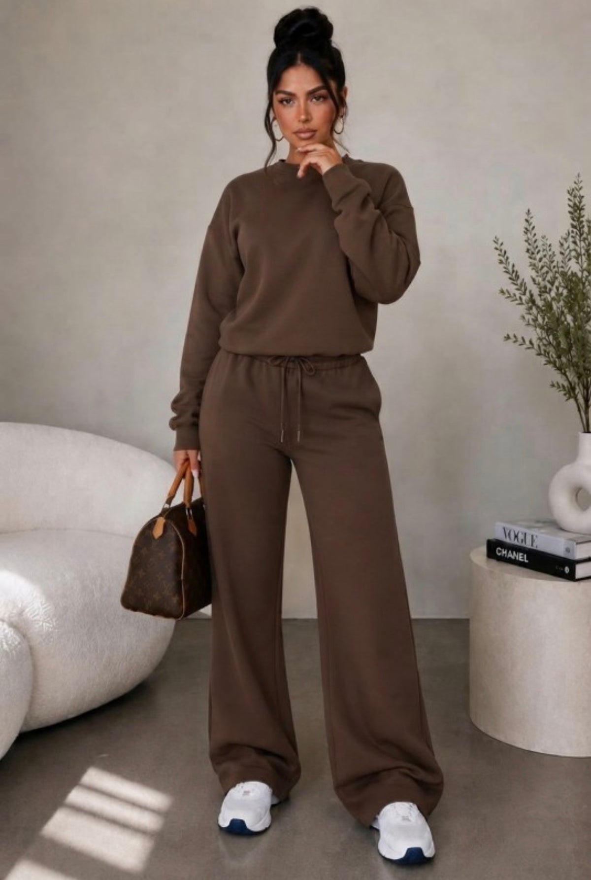 Women’s Casual Sweatshirt-Pants 2-Piece Set