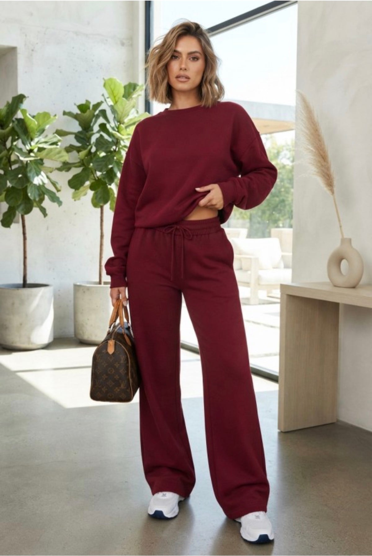 Women’s Casual Sweatshirt-Pants 2-Piece Set