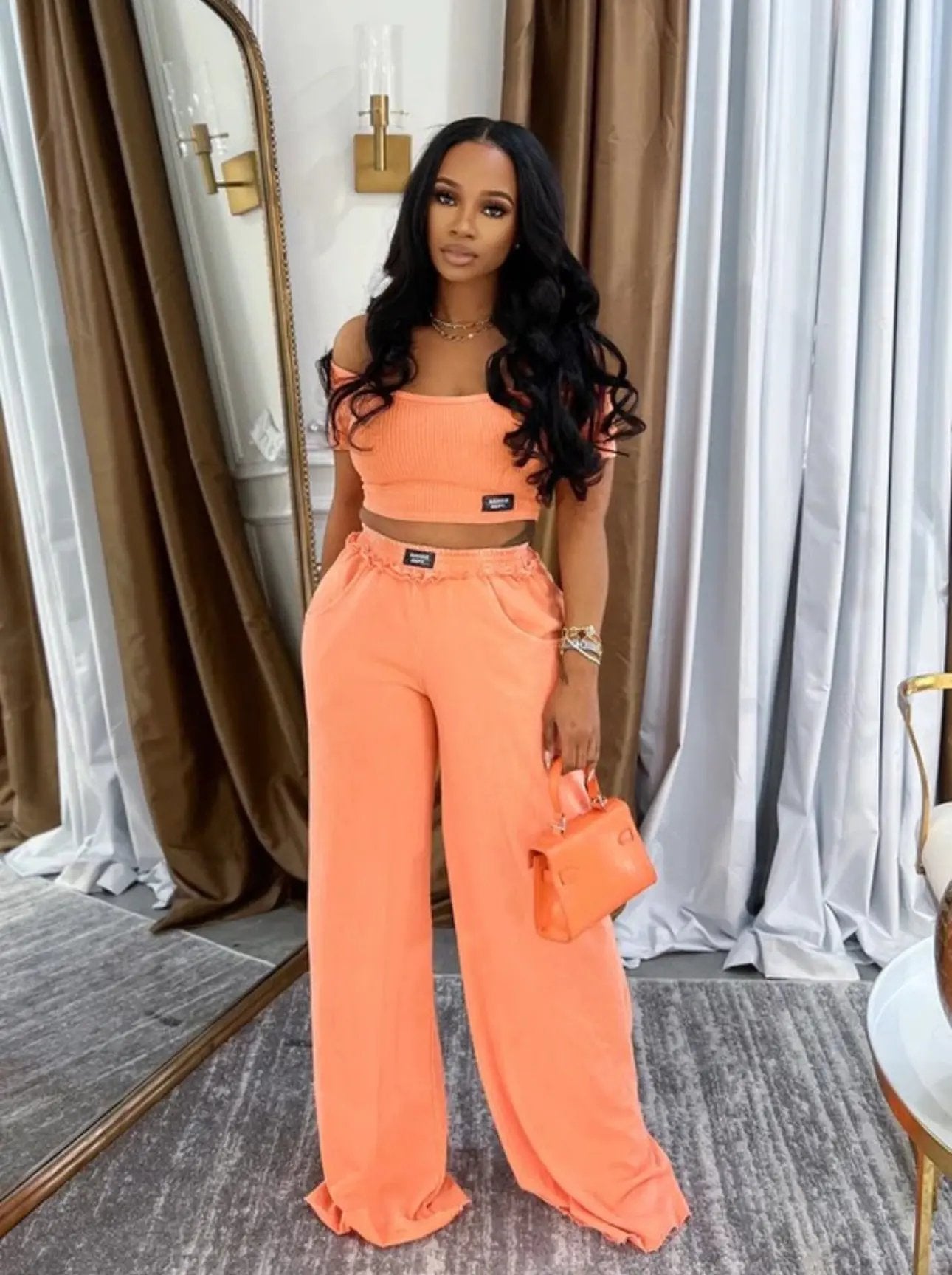 Women's Crop Top and Jogger Set – Daya's Shop