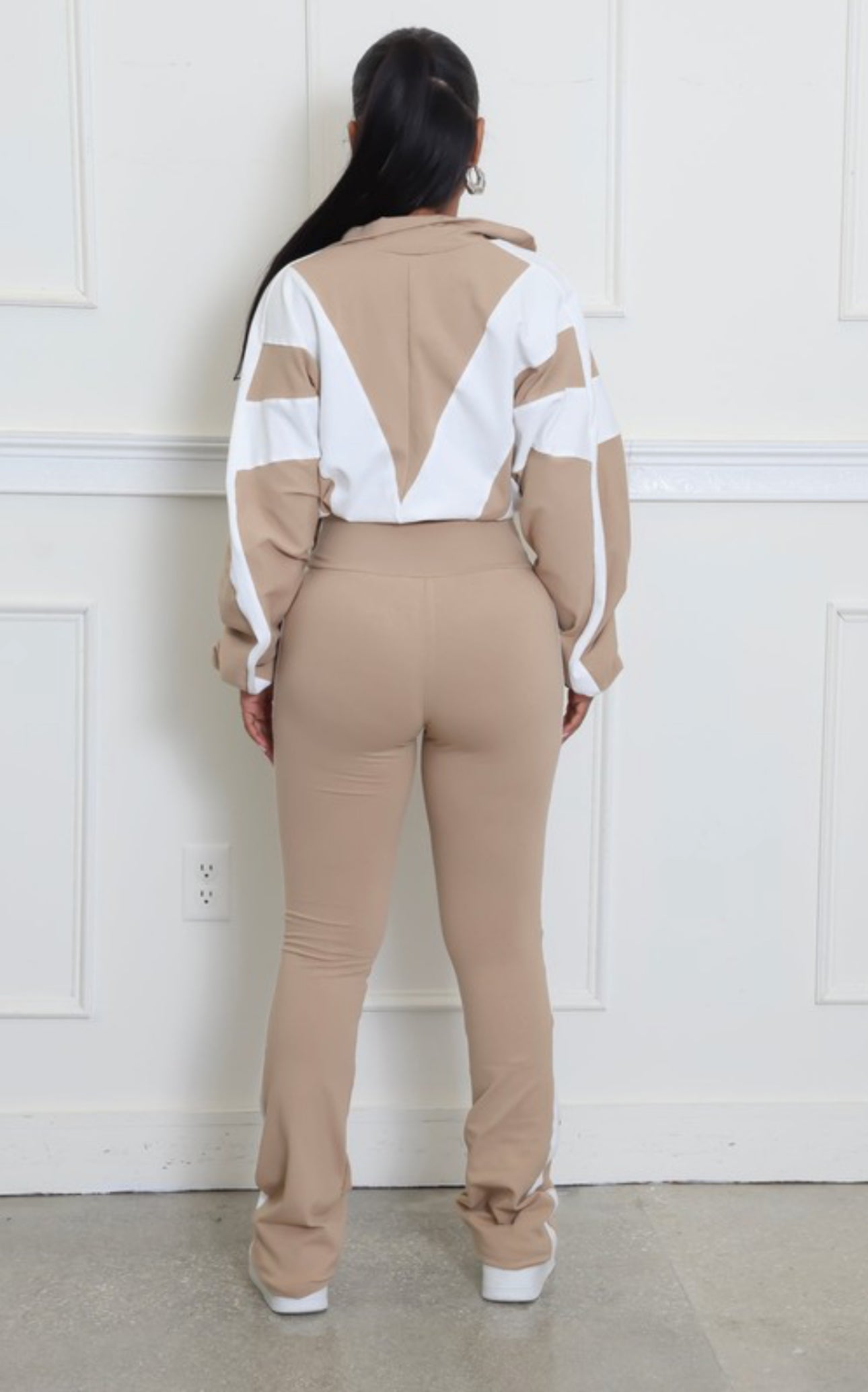 Set Color Block- Crema